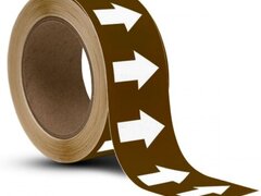 banda cu sageti culori maro cu albe